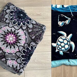 Vera Bradley Blankets - 2 included